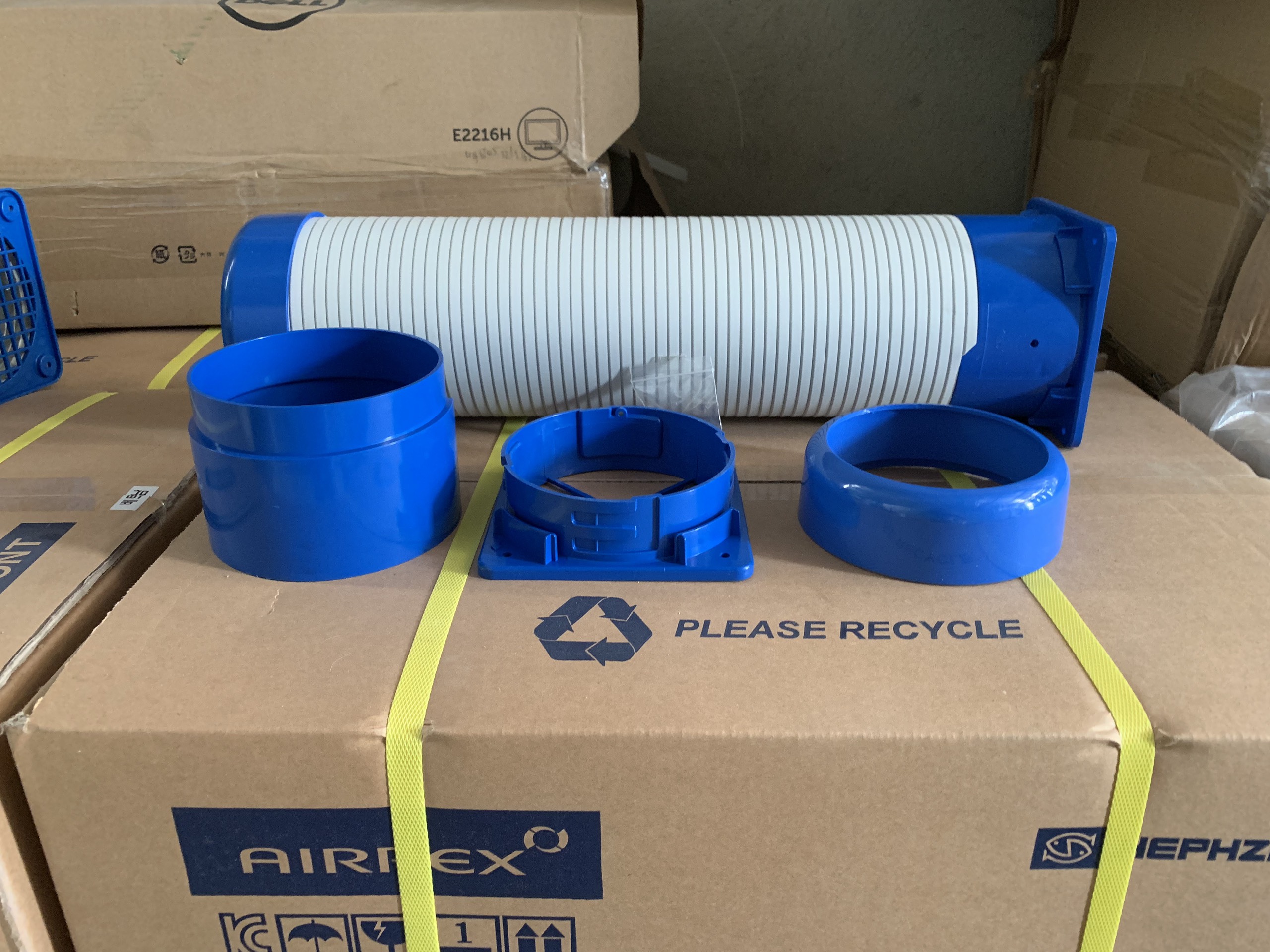 Ống dẫn gió cho điều hòa di động Phi 125mm x 10m - Ống gió định hình